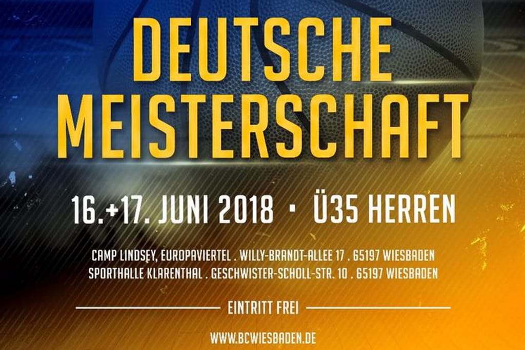 Deutsche Meisterschaft Ü35 Basketball in Wiesbaden