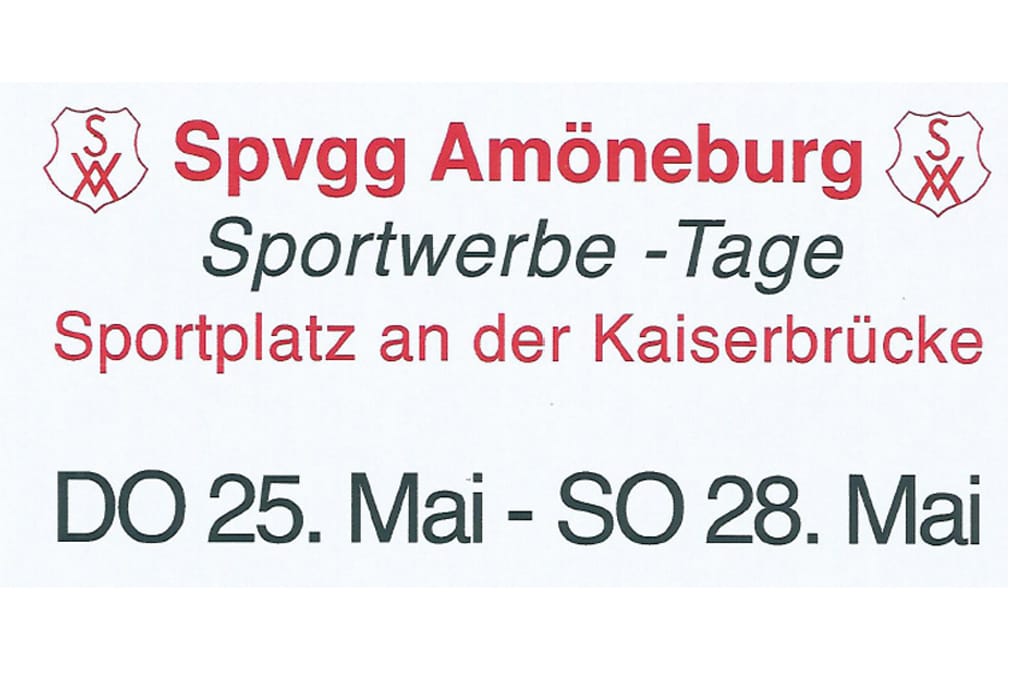 Spielvereinigung Amöneburg veranstaltet Sportwerbetage